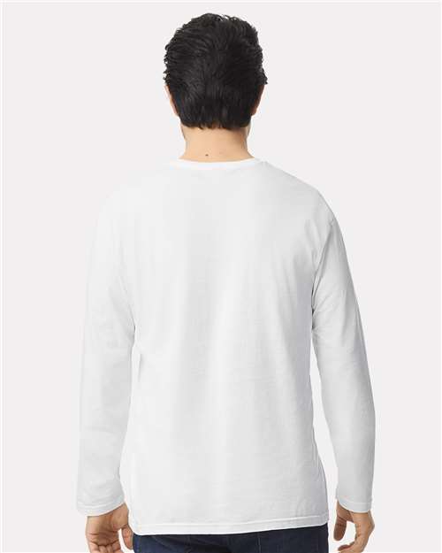 Gildan 64400 White — on model back