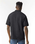 Gildan 8800 Dark Heather — on model back