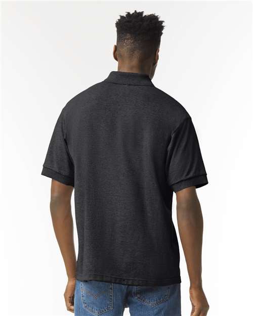 Gildan 8800 Dark Heather — on model back