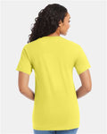 Hanes 5280 Yellow — on model back