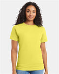 Hanes 5280 Yellow — on model front