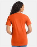 Hanes 5280 Orange — on model back