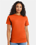 Hanes 5280 Orange — on model front