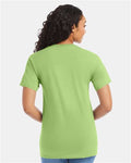 Hanes 5280 Lime — on model back