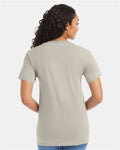 Hanes 5280 Sand — on model back