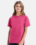 Hanes 5450 Wow Pink — on model front