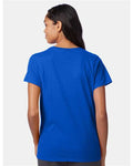 Hanes SL04 Deep Royal — on model back