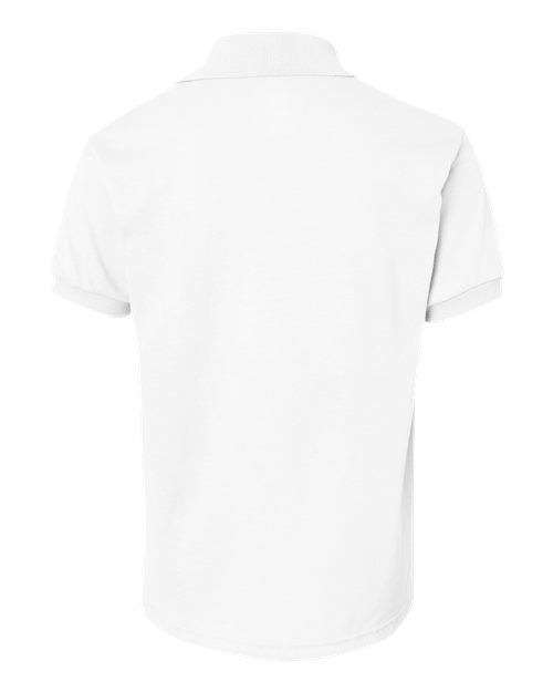 Hanes 054Y White — back