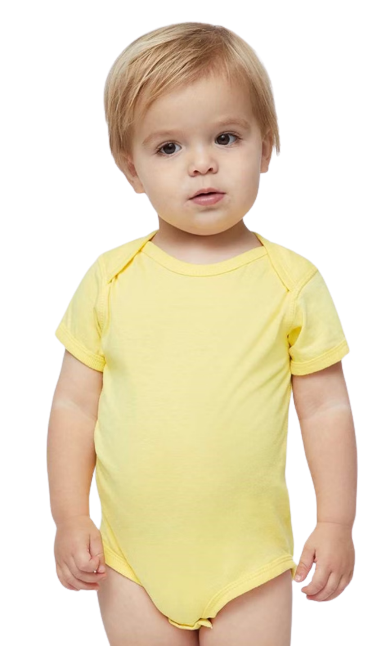Infant Fine Jersey Bodysuit - Butter