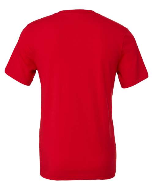 BELLA + CANVAS 3001 Red — back
