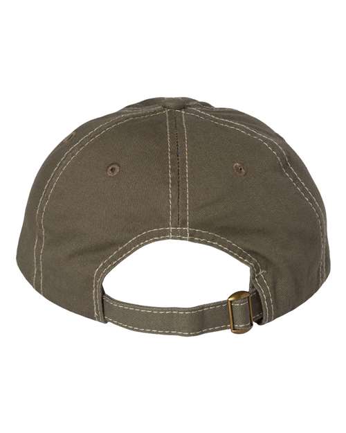 Valucap VC300A Olive/ Stone Stitch — back