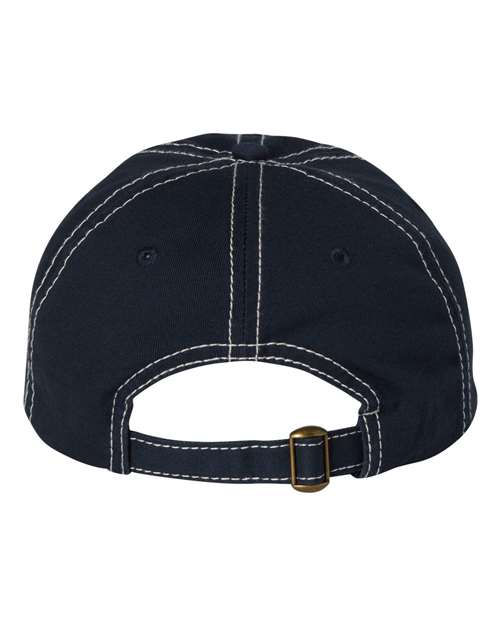 Valucap VC300A Navy/ Stone Stitch — back