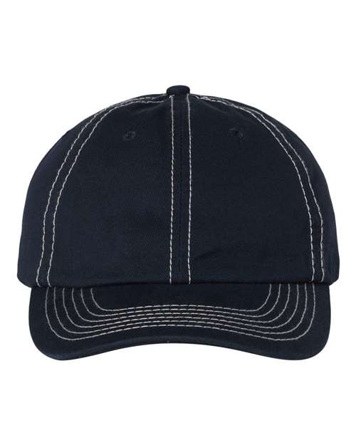 Valucap VC300A Navy/ Stone Stitch — front