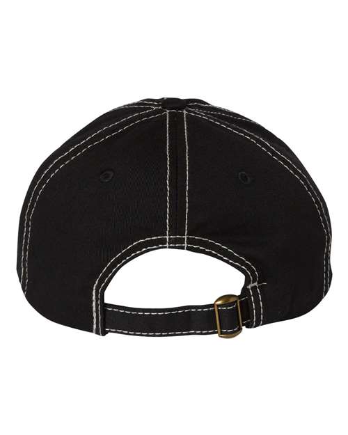 Valucap VC300A Black/ Stone Stitch — back