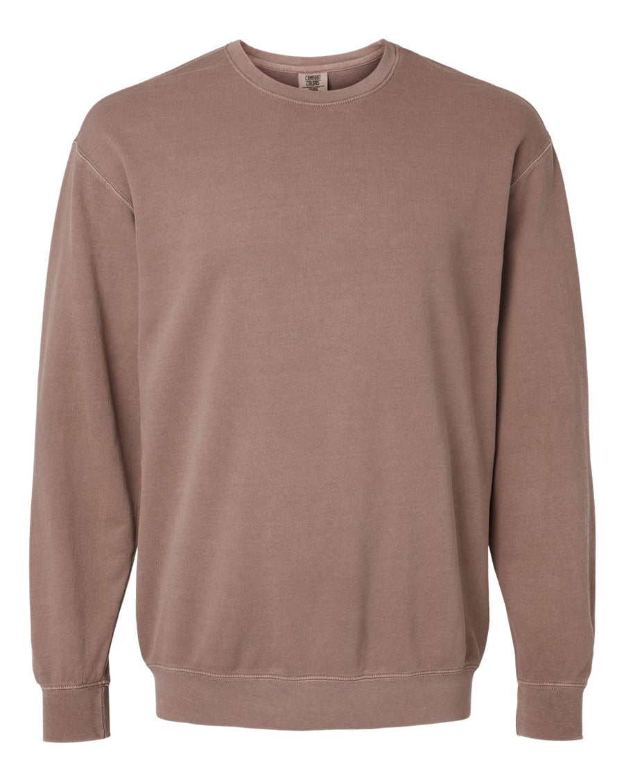 Unisex Lighweight Cotton Crewneck Sweatshirt - Espresso