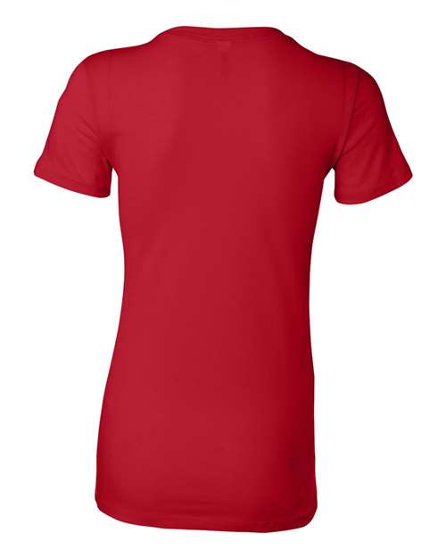 BELLA + CANVAS 6004 Red — back