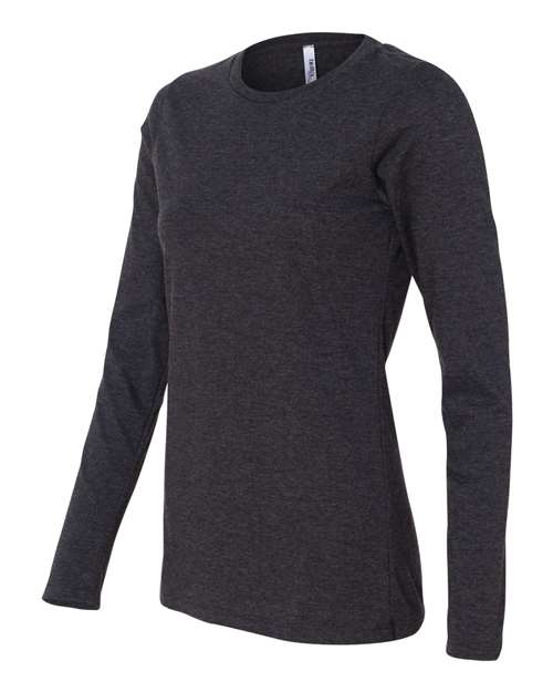 BELLA + CANVAS 6450 Dark Grey Heather — side