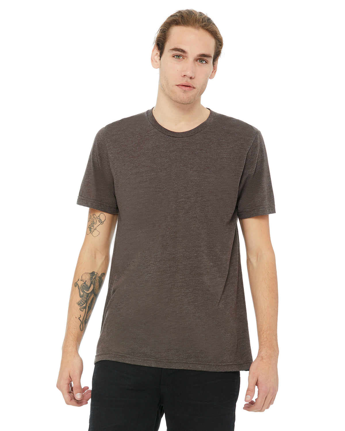 Unisex Triblend T-Shirt - Brown Triblend