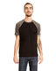 Next Level N3650 - Unisex Raglan Short-Sleeve T-Shirt - Warm Gray / Black