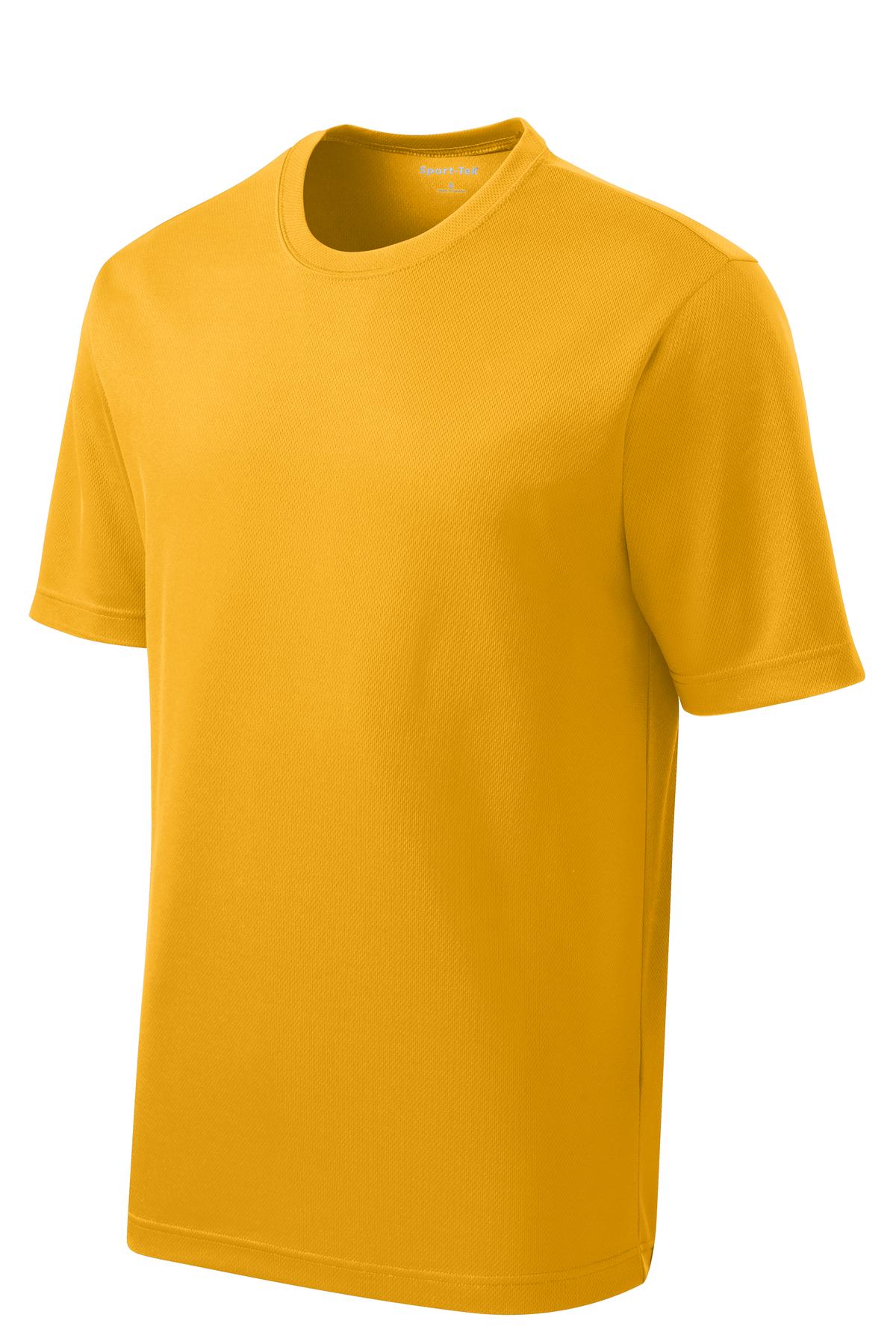 Unisex PosiCharge RacerMesh Tee - Gold