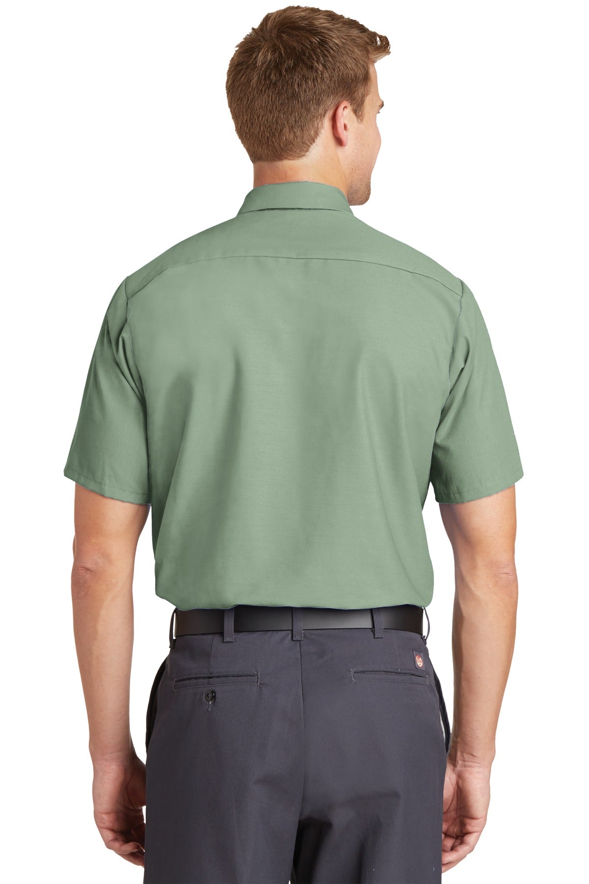 Industrial Short Sleeve Work Shirt - Light Green