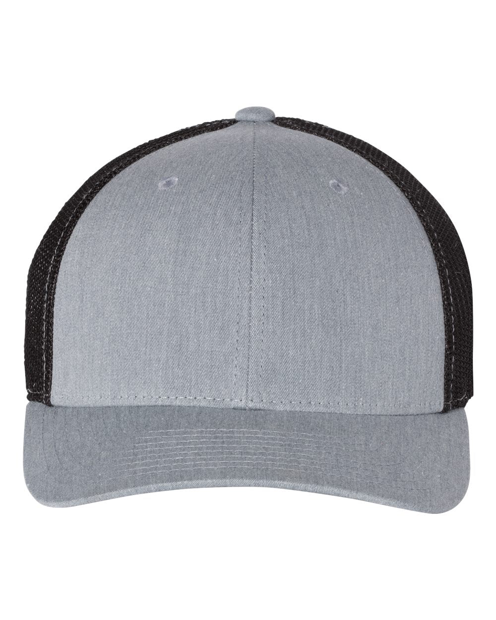 Fitted Trucker with R-Flex - Heather Gray / Black