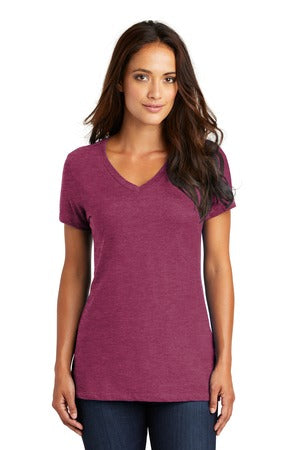 Women's Perfect Weight V-Neck Tee - Heather Loganberry