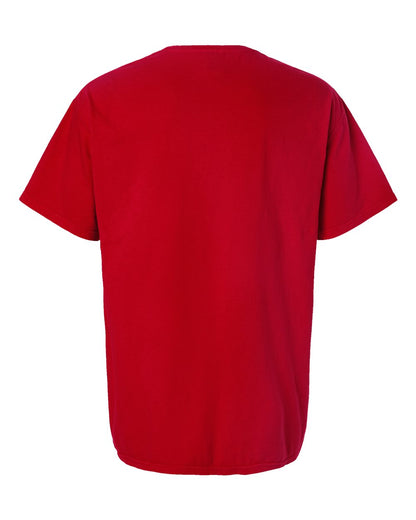 100% Ringspun Cotton Garment-Dyed T-Shirt - Athletic Red
