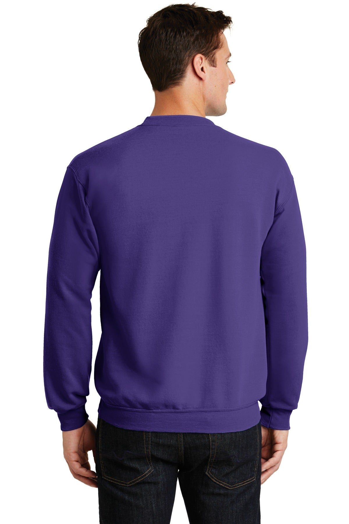 Unisex Core Fleece Crewneck Sweatshirt - Purple