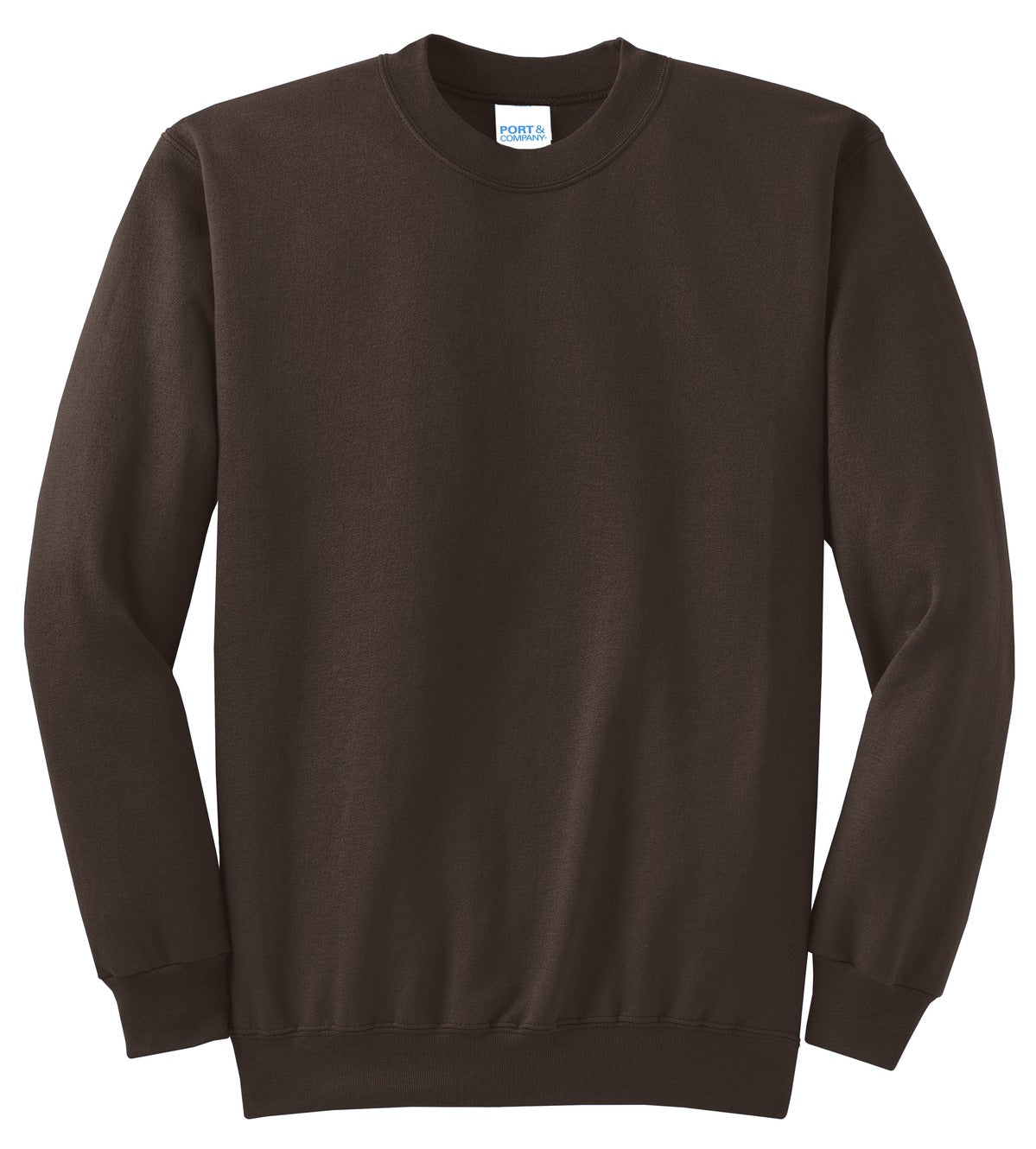 Unisex Core Fleece Crewneck Sweatshirt - Dark Chocolate