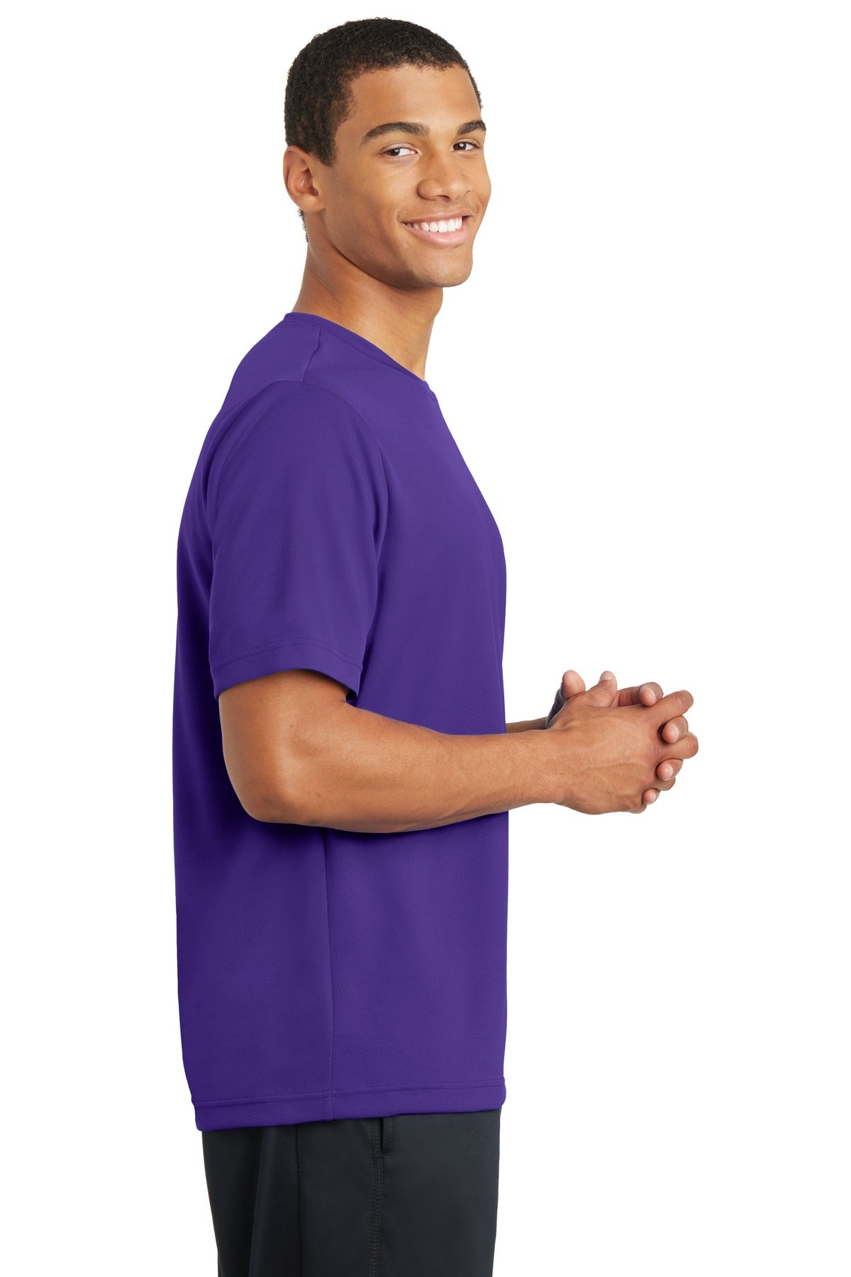 Unisex PosiCharge RacerMesh Tee - Purple