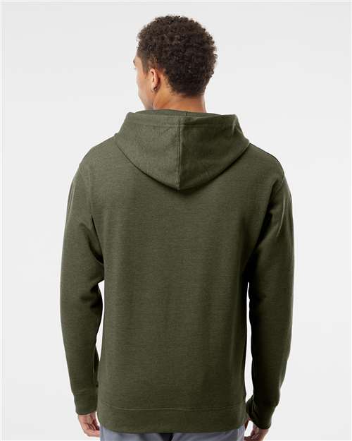 Independent Trading Co. SS4500 Army Heather — on model back