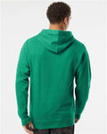 Independent Trading Co. SS4500 Kelly Green Heather — on model back