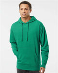 Independent Trading Co. SS4500 Kelly Green Heather — on model front