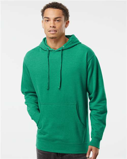 Independent Trading Co. SS4500 Kelly Green Heather — on model front