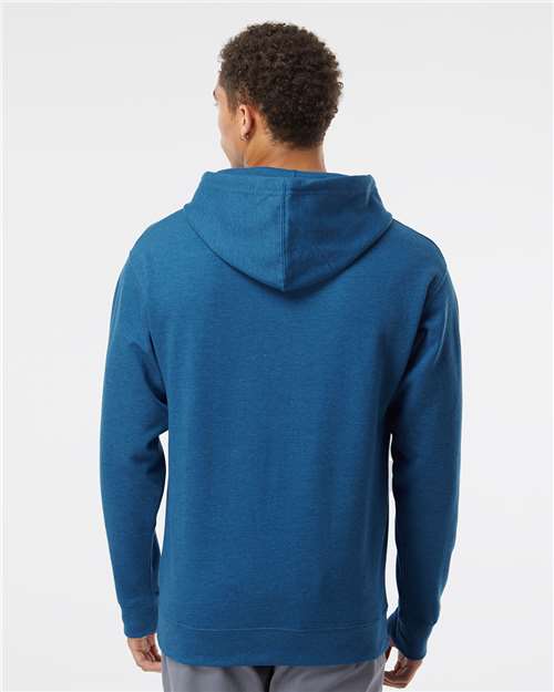 Independent Trading Co. SS4500 Royal Heather — on model back