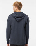 Independent Trading Co. SS4500Z Classic Navy Heather — on model back