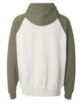 J. America 8885 Oatmeal Heather/ Army Heather — back