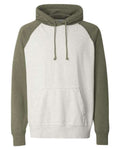 J. America 8885 Oatmeal Heather/ Army Heather — front