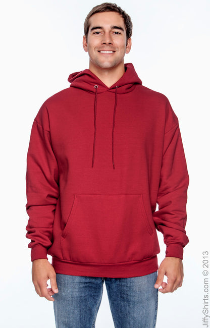 Ecosmart® 50/50 Pullover Hoodie - Deep Red