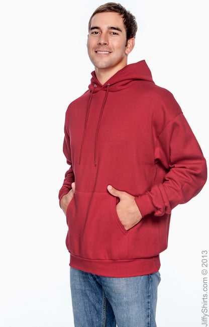 Ecosmart® 50/50 Pullover Hoodie - Deep Red