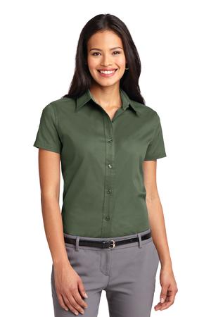 Women's Short Sleeve Easy Care Shirt - Clover Green