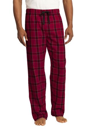 Unisex Flannel Plaid Pant - New Red