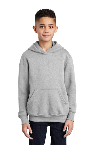 Youth Core Fleece Pullover Hoodie - Ash