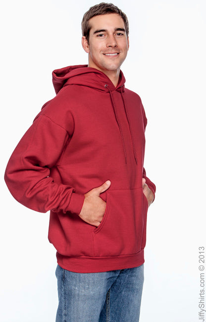 Ecosmart® 50/50 Pullover Hoodie - Deep Red
