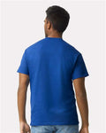 Gildan 2000 Antique Royal — on model back