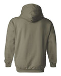 Gildan 18500 Military Green — back