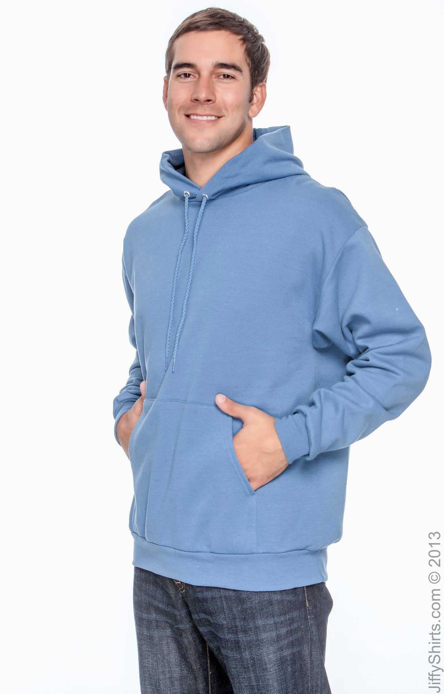Ecosmart® 50/50 Pullover Hoodie - Denim