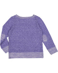 Toddler Harborside Melange French Terry Crew - Purple Melange