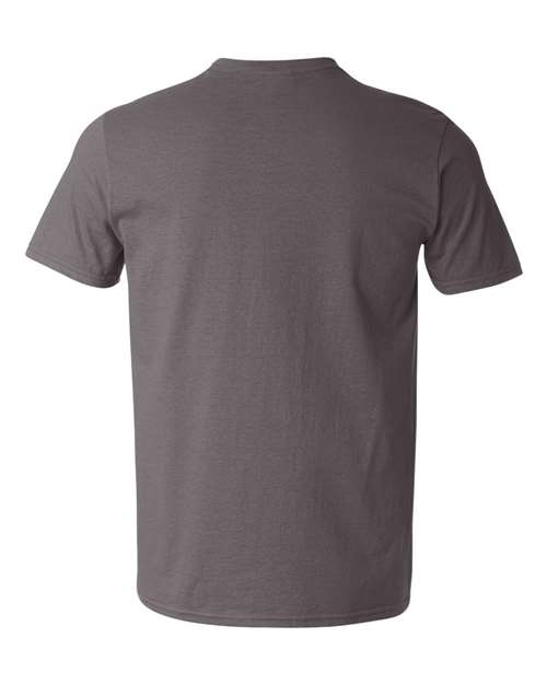 Gildan 64V00 Charcoal — back